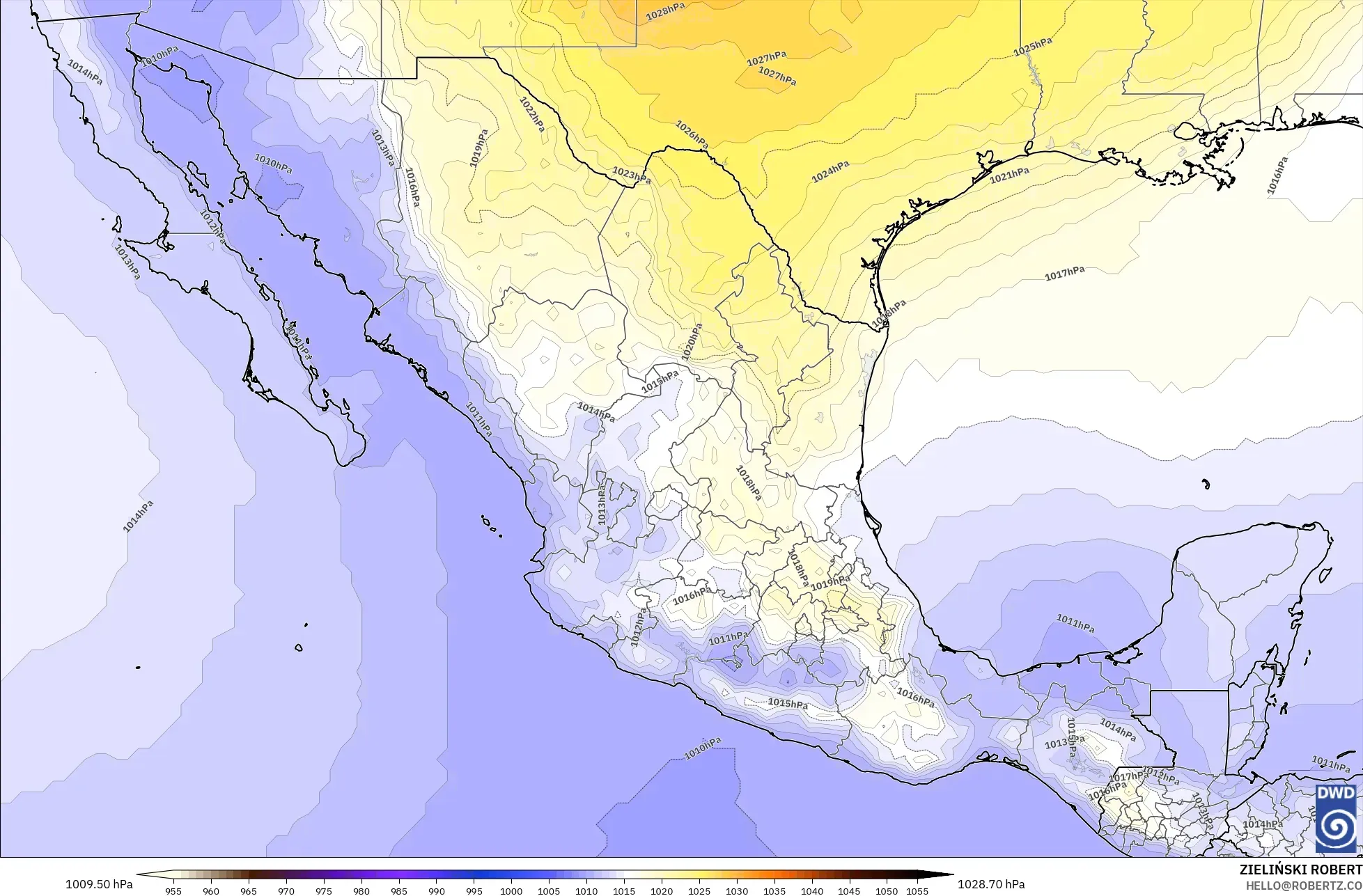 ICON model - Meksyk, Ciśnienie